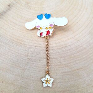 2/$20 Brand New Cinnamoroll Blue Hearts Pin Brooch